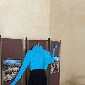 Forever 21 Sweater, long sleeves turquoise,